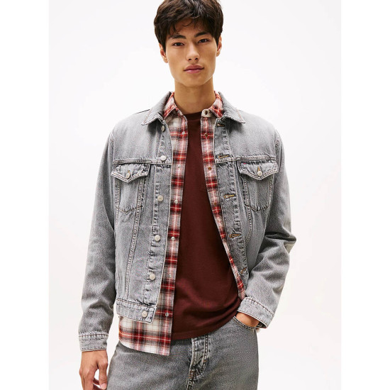 Tommy Hilfiger Ανδρικό jacket Ryan Back Logo Denim Trucker Jacket